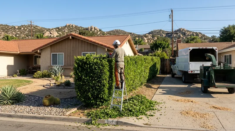 Hedge Trimming & Shrub Care Escondido